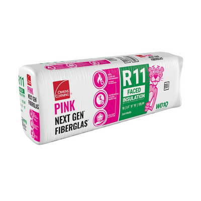 Owens Corning R 11 Kraft Faced Fiberglass Insulation Batts All Sizes