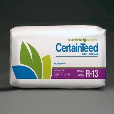 CertainTeed R13 Unfaced Batts - All Sizes CertainTeed