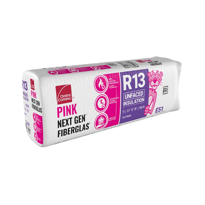 Owens Corning R 13 Unfaced Fiberglass Insulation Batts All Sizes