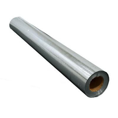 48in.Double Reflective Radiant Barrier Insulation Aluminum Foil Roll,Silver