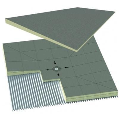 Tapered H-Shield 4ft x 4ft - All Thicknesses Insulation Boards